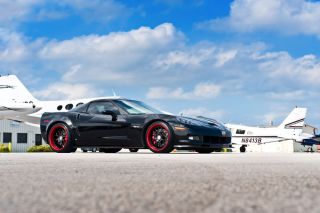 Corvette C6 Z06 360 Forged Mesh 8 Carbon Fiber Wheels