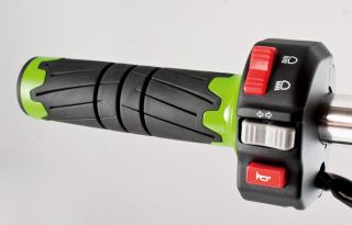 Handlebar Grips for Kawasaki KFX 50 90 400 450 ATV 22mm 7 8 X2 Black