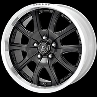 18x10 Black Wheels Rims Shelby Redline 5x4 5 Mustang
