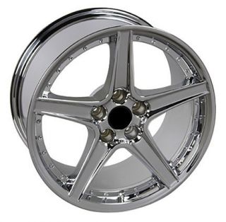 Single 18x10 Chrome Saleen Wheel Fits Mustang® 94 04