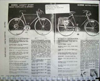Sale NBJ Schwinn Classic Bicycle Middleweight and Lightweight Book
