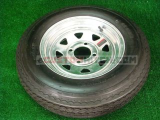 Trailer Tires 5 30 12 5 30X12 4 Lug Galvanized Spoke