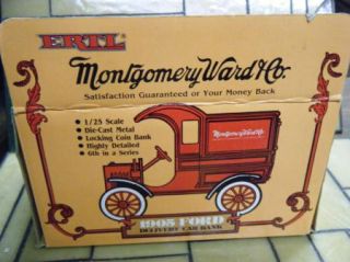 Ertl Montgomery Ward 1905 Delivery Car Bank 9230
