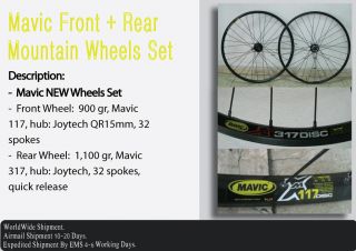 Mavic Mountain Wheels Set Rear Front Bike Bicycle International