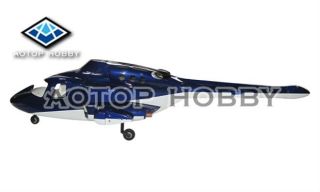 Airwolf 500 fuselage  Blue RC airwolf fuselage wholesale for 500 size