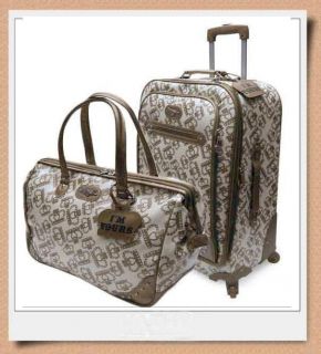 Expandable Carry on w/ 360 degree spinner Wheels & 18 Satchel Tote