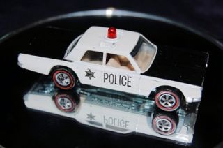 1969 Mattel Red Line Hot Wheels Red Dome Police Cruiser Red 6269