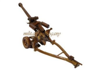 M119 M119A1 Army Military Field Artillery 105mm Howitzer Wood Wooden