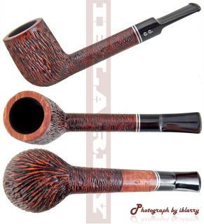 New Rusticated Briar Tobacco Smoking Pipe Canadian 3023