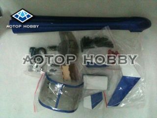 Airwolf 500 fuselage  Blue RC airwolf fuselage wholesale for 500 size