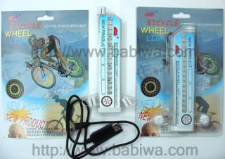 Bicycle Spoke Light Hot Cool Kaleidoscope Wheel Support Your Own DIY