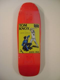 Santa Cruz Tom Knox Cop Beater Skateboard Deck Red
