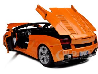 Brand new 118 scale diecast car model of Lamborghini Gallardo Spyder