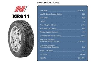 New Tires Nankang RX611 175 65 14 1756514 allseason R