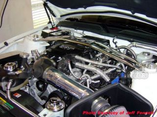 Here is a Chrome one installed with an aftermarket plenum cover (you