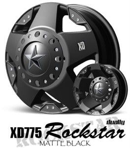 17 inch x6 Rockstar Dually Wheels 8x170 Ford F250 F350