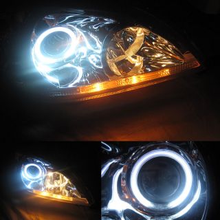 98 05 Mercedes Benz W163 ml Class Halo Projector Headlights Lamp Head