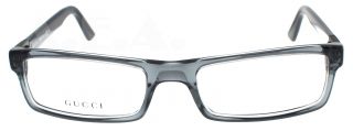 Gucci GG 1654 2x2 Smoke Blue Designer GG1654 Eyeglasses