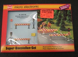 Electronic Lighted Construction Barriers Walthers 189 5915