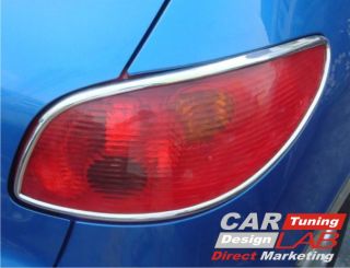 Peugeot 206 206cc Chrome Tail Lamps Lights Covers Rims Mask Surround