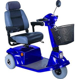 CTM HS 570 3 Wheel Mid Range Electric Mobility Scooter Blue