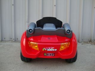 Sporty Red 6V Battery Powered Kids Ride on Electric Toys Car Sports