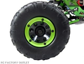 Huge Rock Crawler Tyres with Alloy Outer Secured by 7 Hex Screws