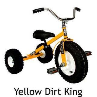 Dirt King Childrens Tricycle Trike Yellow DK 250 Y