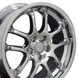Chrome Infiniti G35 Coupe Wheels Staggered Rims Fit Infiniti