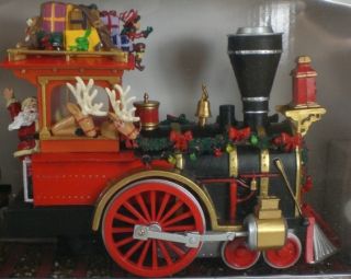 Mr. Christmas SANTAS EXPRESS Animated Musical Train   20 Songs   Real