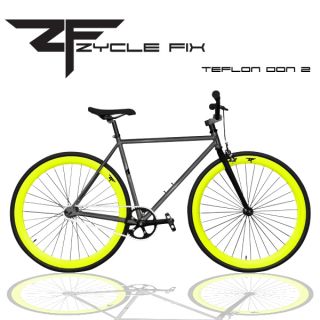 Fixed Gear Bike Fixie Bike Track Bicycle 52 cm w Deep Teflon Don