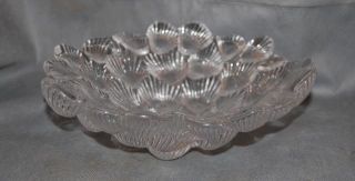 Royal Copenhagen Crystal Musling Shell Glass Bowl Designed by per