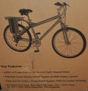 eZip Trailz Electric Powered Bicycle Currie Grey