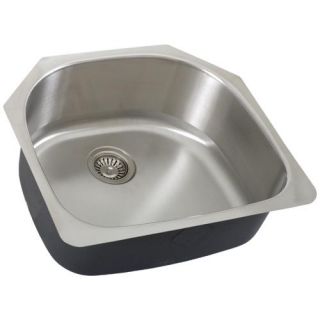 Single Bowl Undermount Stainless Steel Kitchen Sink 16g