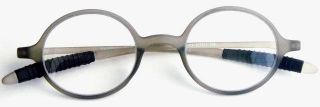 TR 90 Round Light Grey Man Eyeglass Frame Reading Glasses Reader 1 0 1