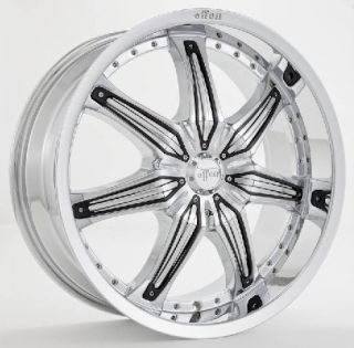 20inch Rims and Tires Wheels 22 24 26 Chrome Effen 412