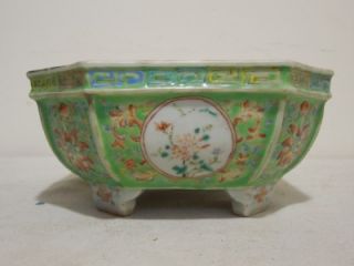 Chinese Famille Rose Flowerpot Marked on BASE19TH C