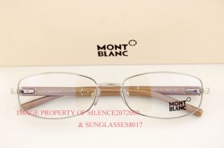 New Mont Blanc Eyeglasses Frames 301 018 Silver Women