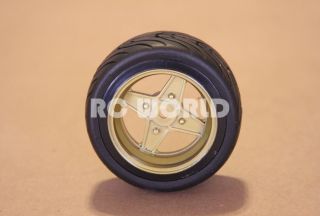 RC 1 10 Car Tires Wheels Rims Package Kyosho Tamiya HPI Gold 4 Star