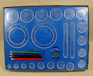 Rarely Used Vintage 1967 Kenner Spirograph Drawing Set No 401