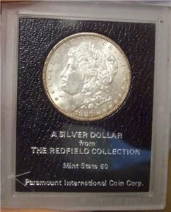 Dollar Paramount Redfield Hoard Collection Rim Toned Coin