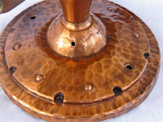 Antique Hammered Copper Semi Flush Mount Ceiling Light Fixture (2 Bulb