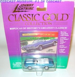 1972 72 Olds Oldsmobile 442 Diecast Classic Gold JL