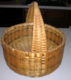Vintage Indian Market Basket Great Lakes Round Large