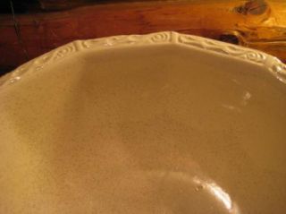 Vintage Large White Speckled McCoy Pottery Bowl 7517