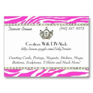 Pink Tiara Gone Wild / Chubby profile cards by LadyDenise