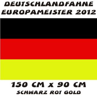 FAHNE / FLAGGE DEUTSCHLANDFAHNE 150 X 90 CM NEU EURO EM 2012 WM 2014