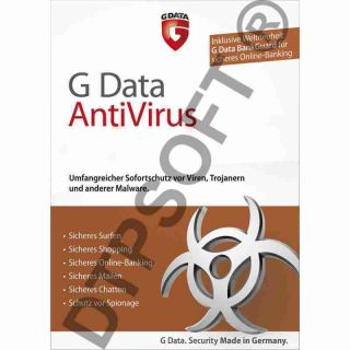 DATA AntiVirus 2012 2013 GData AntiVirus 1 PC