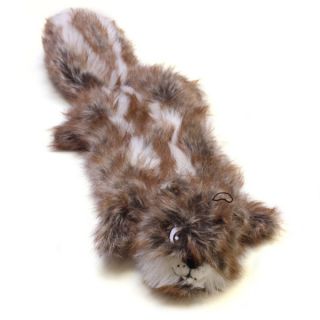 Plush Puppies Squeaker Mat Long Body Squirrel Dog Toy   Toys   Dog
