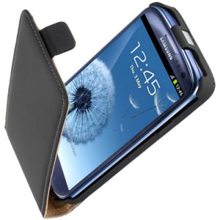 Premium Leder Flip Style Case f Samsung Galaxy S3 i9300 Etui Tasche